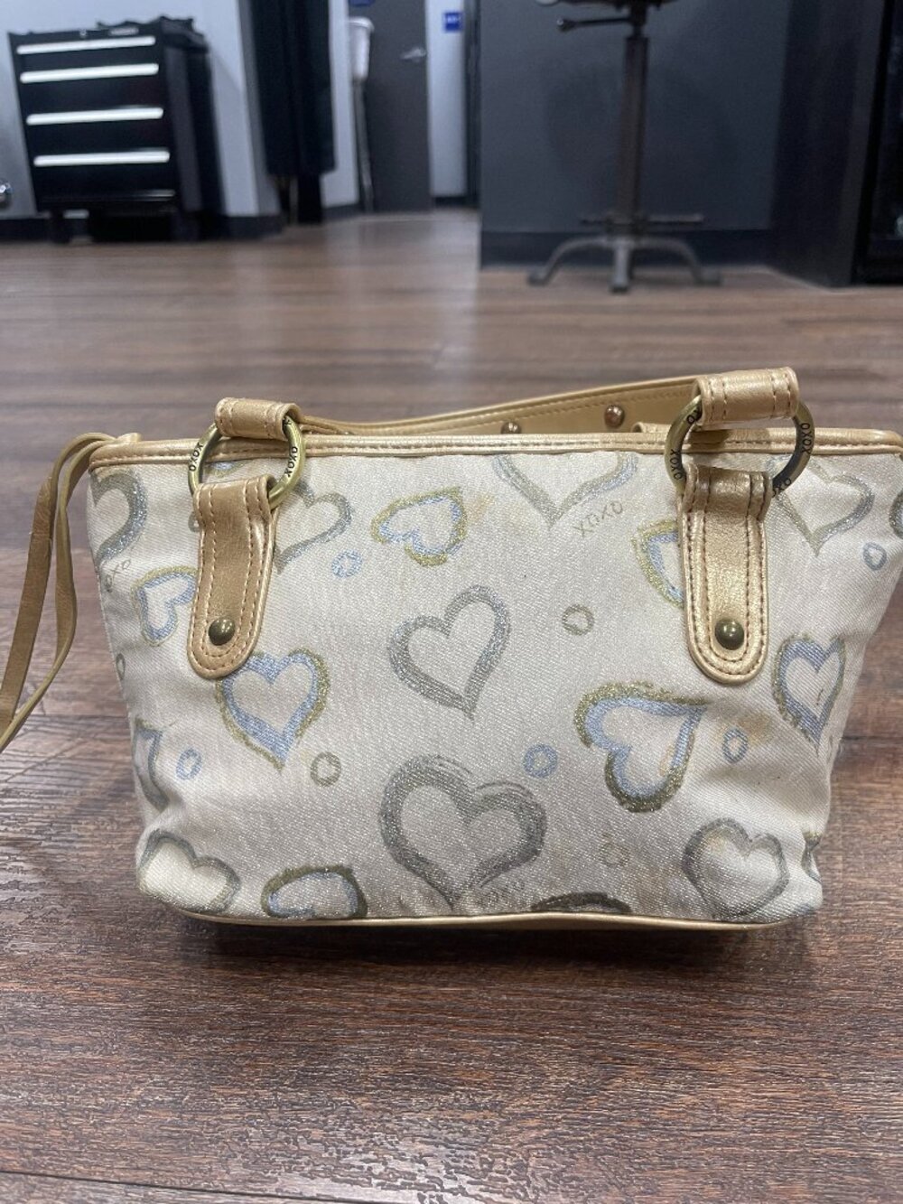 Vintage XOXO Y2K Heart Print Shoulder Bag
